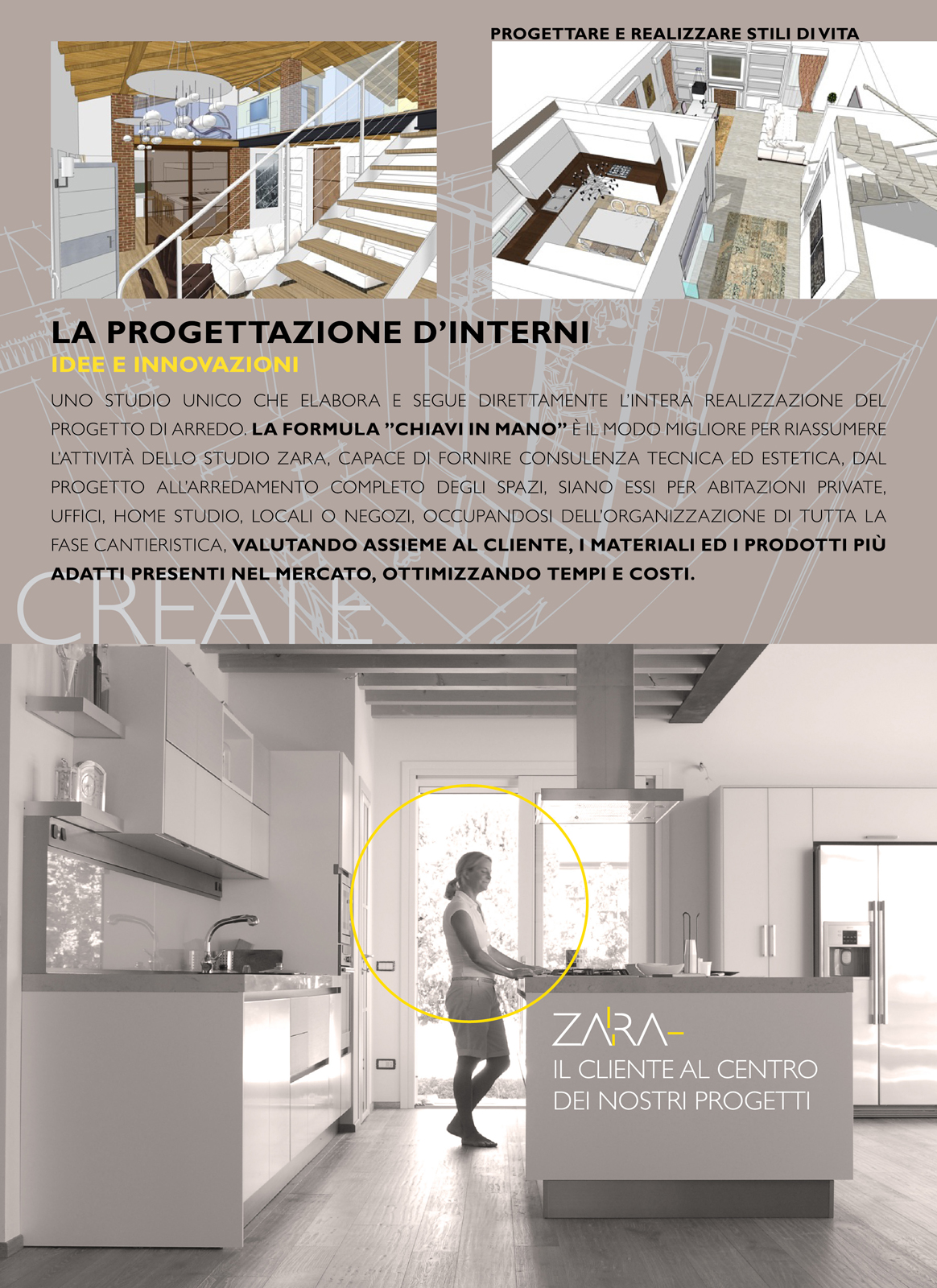 Brochure per Architetto / Designer d’Interni